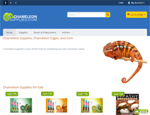 Tablet Screenshot of chameleonsupplies.com